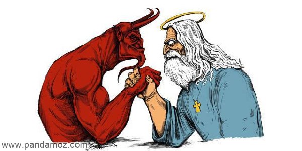 مبارزه شیطان با عابد