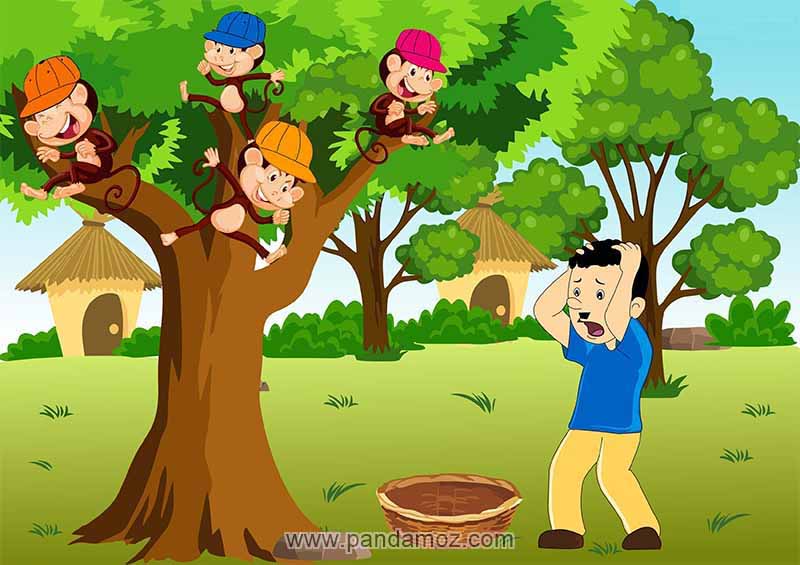 داستان نوه و پدربزرگ کلاه فروش و میمونها (طنز)