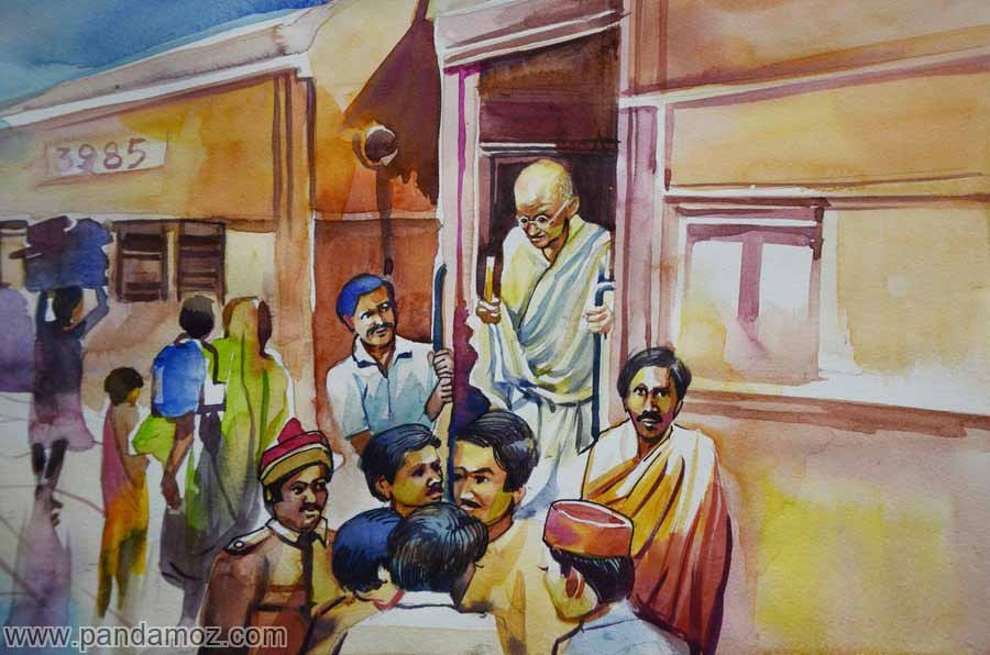 داستان گاندی و لنگه دوم کفش او در قطار