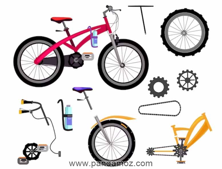 مونتاژ دوچرخه به وسیله همسایه بیسواد